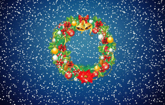 Christmas Wreath Wallpaper