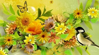 Spring Garden Wallpaper HD