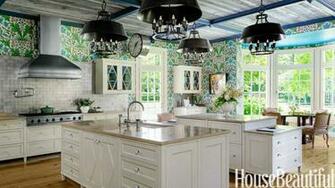 William Morris Wallpaper Kitchen Stephen Sills Design