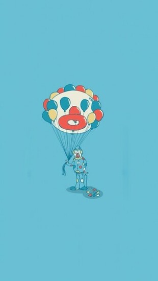 Circus Clown Wallpaper iPhone
