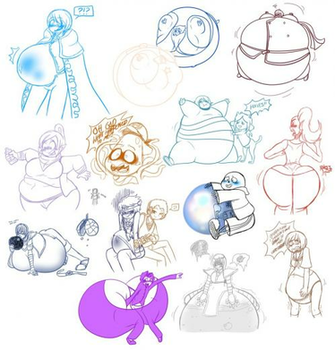 Livestream Sketches By Inflatorpill