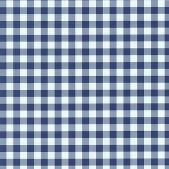 Home Playground Navy Blue White Gingham Check Wallpaper By P S