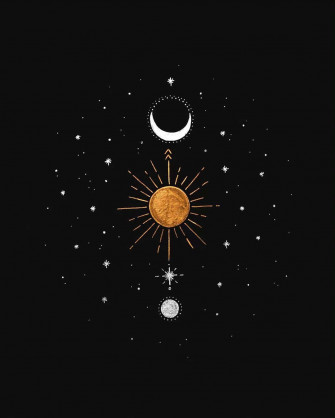 Sun And Moon Aesthetic Wallpaper