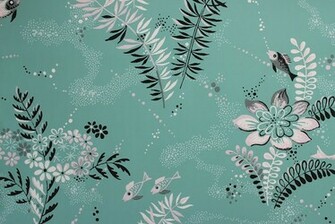 Rosie S Vintage Wallpaper Bathrooms In The 1950s
