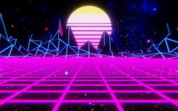Synthwave Wallpaper 4k HD Background On Wallpaperbat