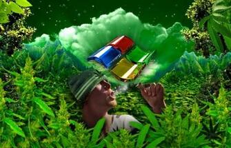 Funny Weed Man HD Wallpaper