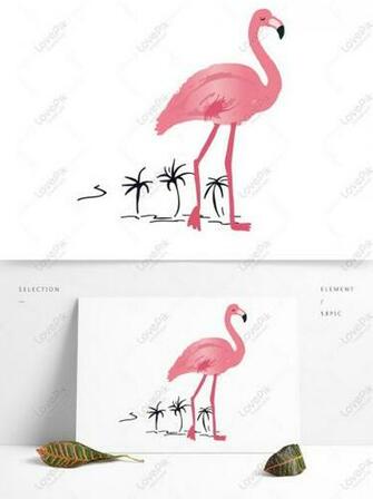Hand Painted Beautiful Flame Bird Can Be Used As A Commercial El