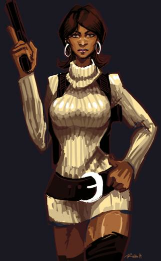 Archer Lana Kane Sketch By Lightning Seal