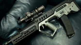 Wallpaper Tavor Assault Rifle Military