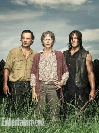 Dead Season Image Andrew Lincoln Melissa Mcbride Norman Reedus Ew