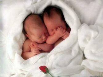 Twin Babies Sleeping New Wallpaper Full HD