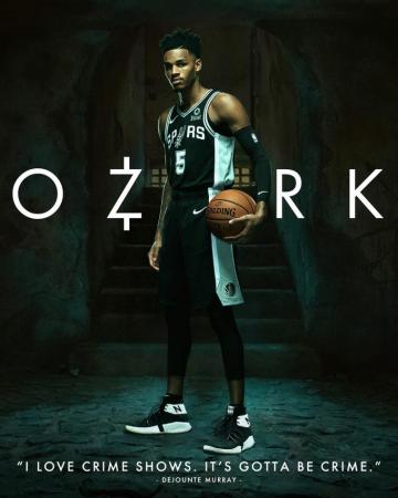 San Antonio Spurs Dejounte Murray Big Ozark Fan