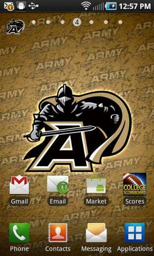 Army Black Knights Revolving Wallpaper App With The Background