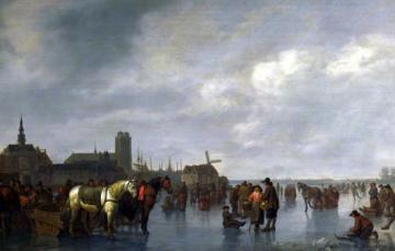Wallpaper Landscape People Picture Abraham Van Calraet Scene
