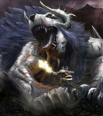 Fenrir Vs Vidar By Immarart