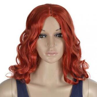 Sexy Long Red Hair Wigs Hot Girls Wallpaper