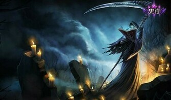 Cn Grim Reaper Karthus Official League Of Legends Splash Art