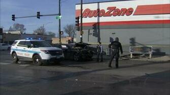 Crash Sends Car Into South Side Autozone Injured Abc7chicago
