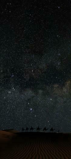 Sahara Desert In Scenery Night Resolution