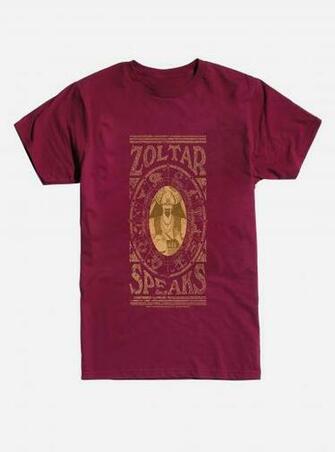 Big Zoltar Speaks Ticket Maroon T Shirt