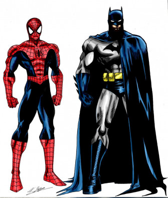 Spider Man And Batman Teamed Up By Cyberman001