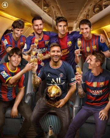 Congratulations To Leo Messi On Winning The Ballon D Or