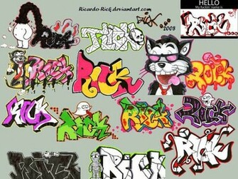 Hip Hop Graffiti Alphabet Wallpaper