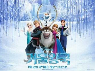 Frozen Korean Wallpaper Olaf And Sven