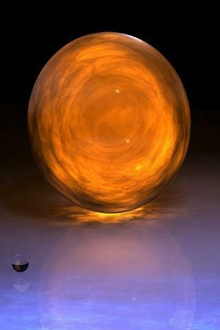Glass Solar System Wallpaper