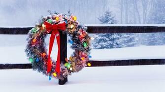 Christmas Wreath Desktop Wallpaper On Latoro