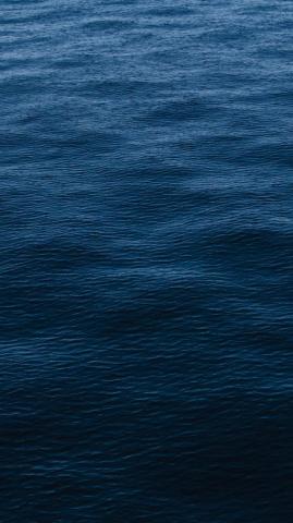 Wave Dark Ocean Sea Blue Pattern iPhone Wallpaper