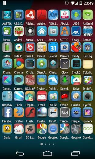 Kitkat Launcher Prime V1 Android Theme