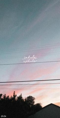 Inhale Exhale Breathe Phone Wallpaper