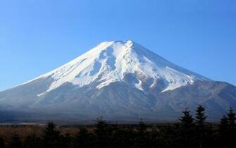 White Volcano Widescreen Wallpaper