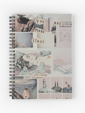 Faded Pink Aesthetic Collage Instagram Mood Board Theme Wallpaper