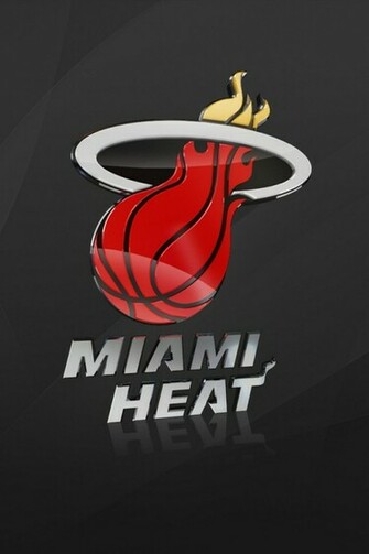 Miami Heat Logo iPhone Ipod Touch Android Wallpaper