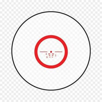 Red Dot Reticle Background Png