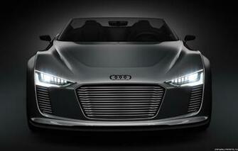 Wallpaper Car Lights Audi Concept E Tron Spyder Face Image