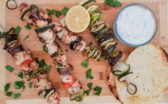 Chicken Souvlaki Heart Healthy Greek