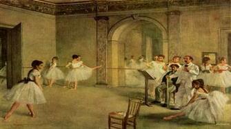 Degas Ballerina Wallpaper Top Background