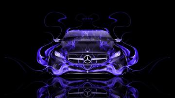 Mercedes Benz F800 Front Fire Abstract Car El Tony