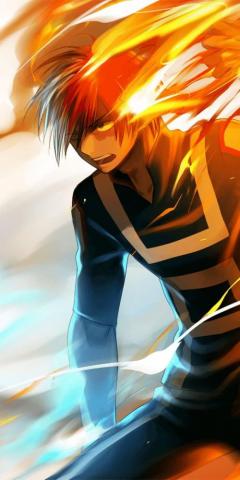 Boku No Hero Academia Shoto Todoroki Anime Wallpaper Sfondi