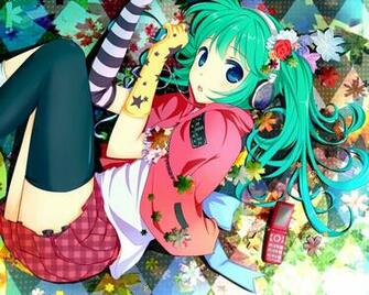 Hatsune Miku Headphones Liuli Phone Thighhighs