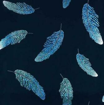 Matthew Williamson Adornado Navy Sapphire Wallpaper