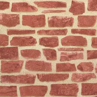 Ugepa Wallpaper Stonewall Ab003305 Red Amazon