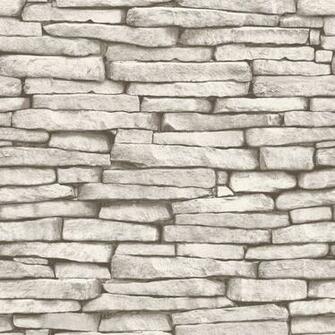 White Silver Slate Stone Effect Wallpaper Fine Decor Fd31292 10m
