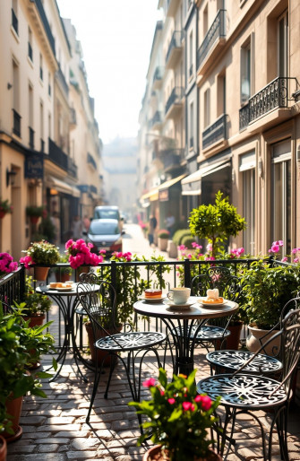 Paris Cafe Wallpaper