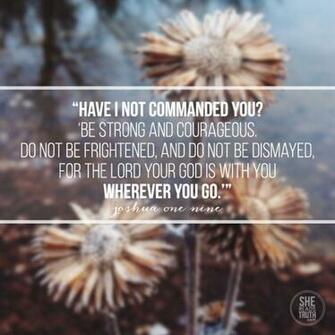 He Goes On In Verse To Tell Us Have Courage And Not Fear For