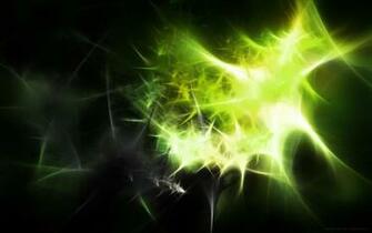Fractal Delight Green Widescreen