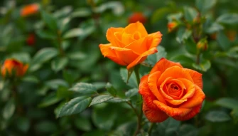 Orange Rose Wallpaper